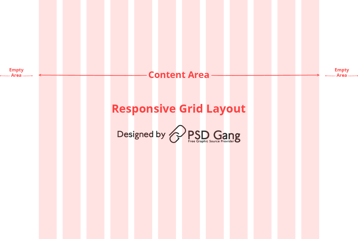 Responsive Grid Guideline Layout Psd