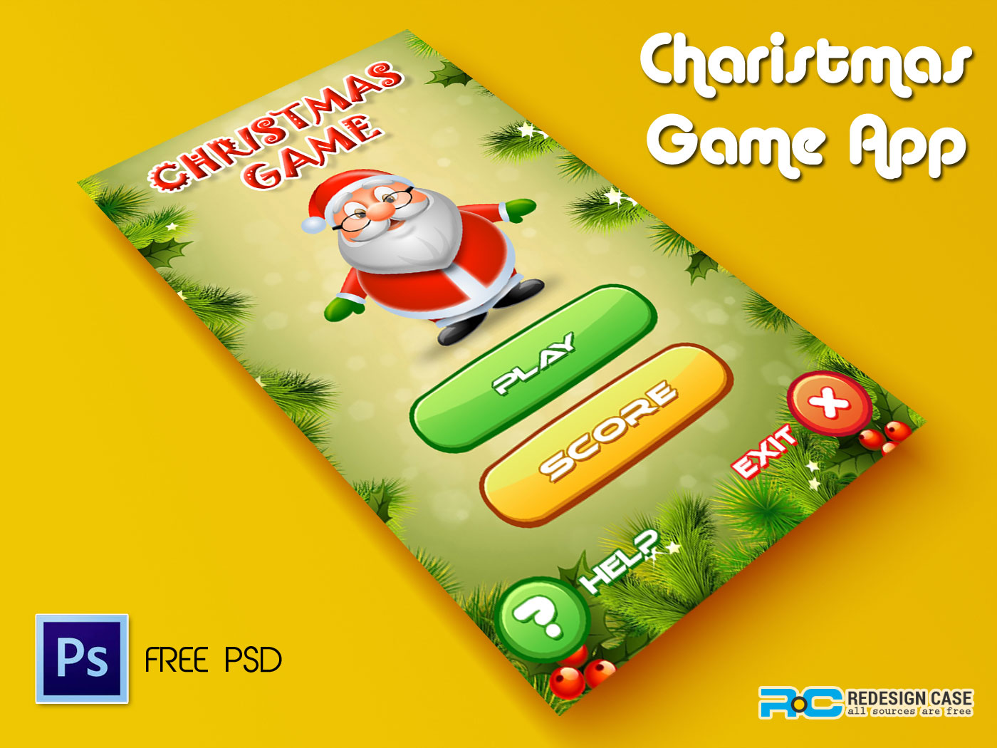 christmas-game-app-psd-for-mobile-ui
