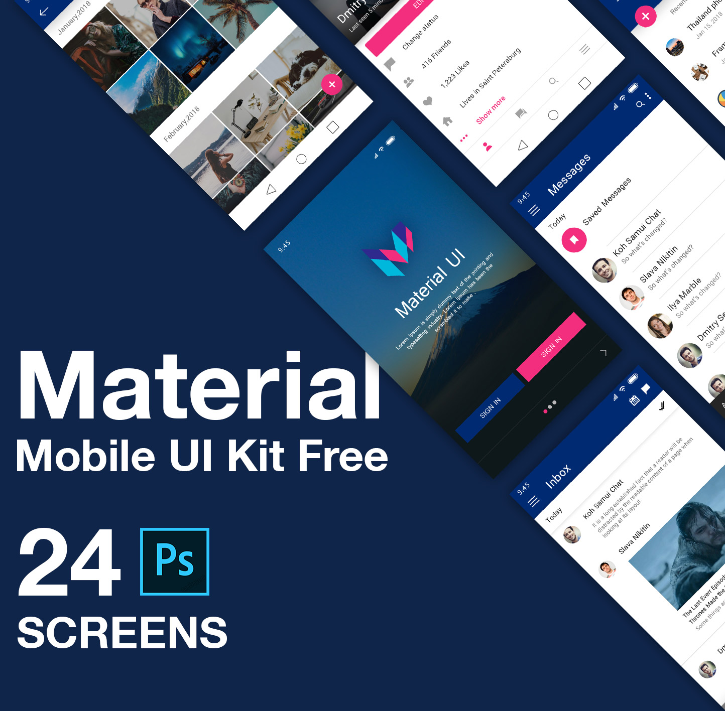 material-ui-examples-material-design-ui-kit-xd