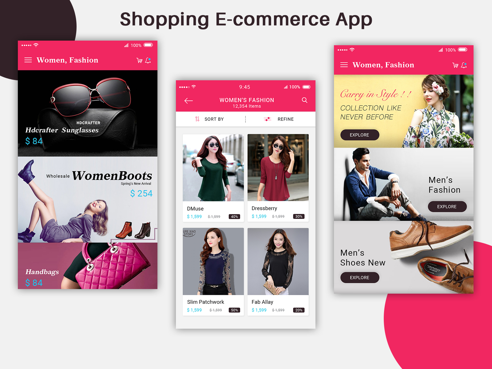Download E Commerce Mobile App Ui Design Psd Free Download