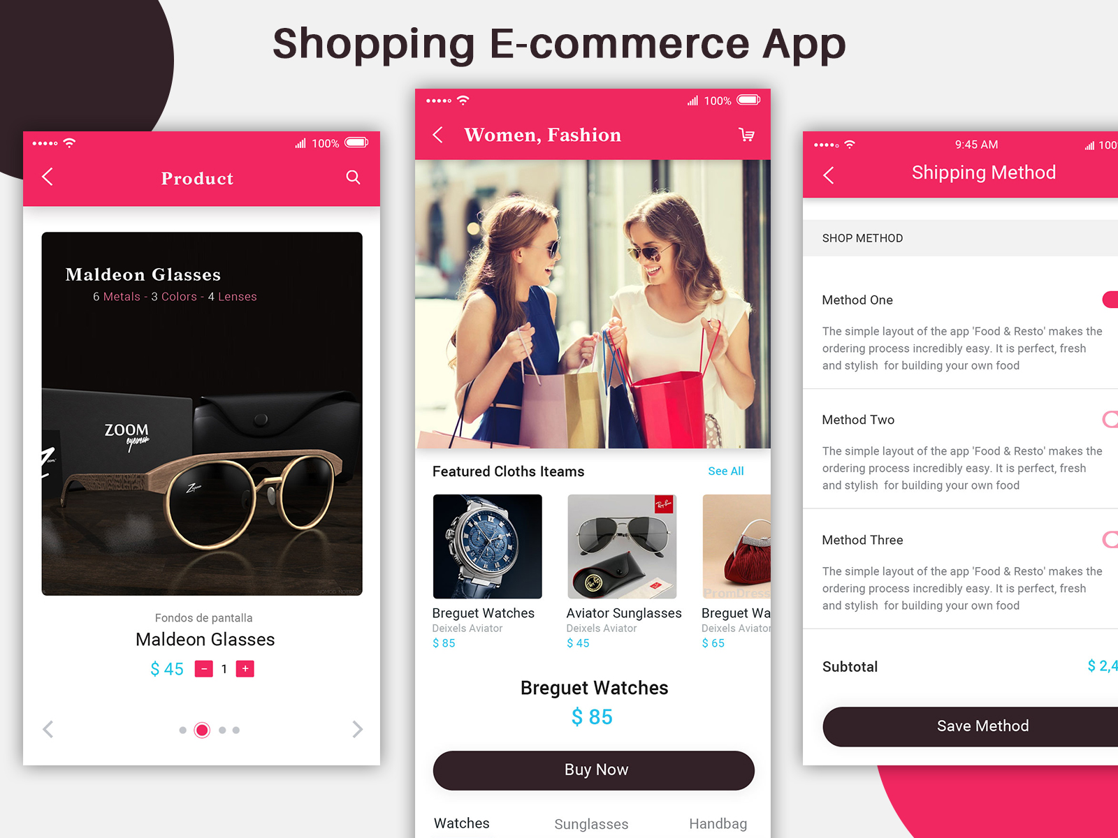 Download E Commerce Mobile App Ui Design Psd Free Download