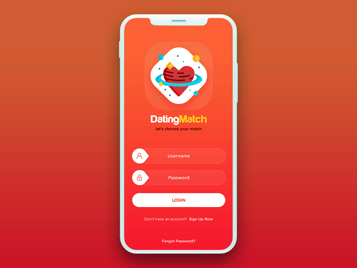 Download Dating App Login Screen Ui