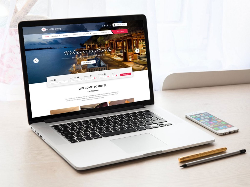 Hotel Reservation Websites Templates